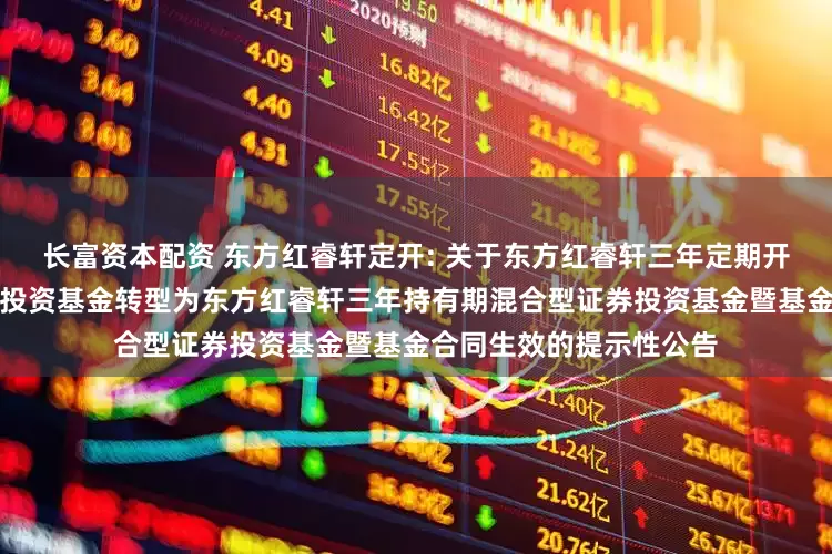 长富资本配资 东方红睿轩定开: 关于东方红睿轩三年定期开放灵活配置混合型证券投资基金转型为东方红睿轩三年持有期混合型证券投资基金暨基金合同生效的提示性公告